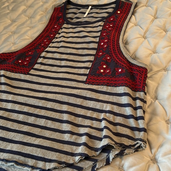 Free people Striped Sleeveless Top - Picture 1 of 4